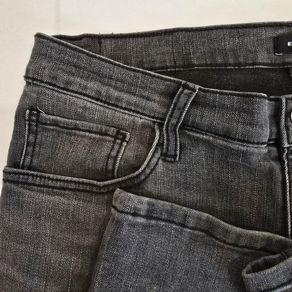 Express Jeans Lightweight Stretch Bootcut Women’s Black Wash - Picture 3 of 6